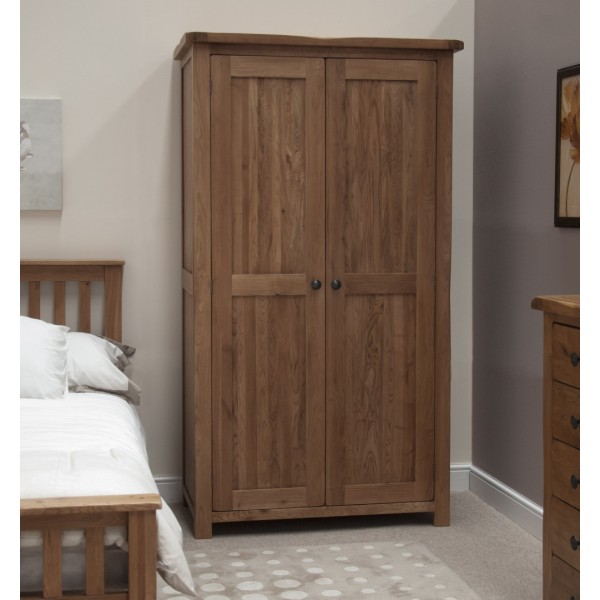 Rustic Oak Wardrobe Stag Oak and Pine