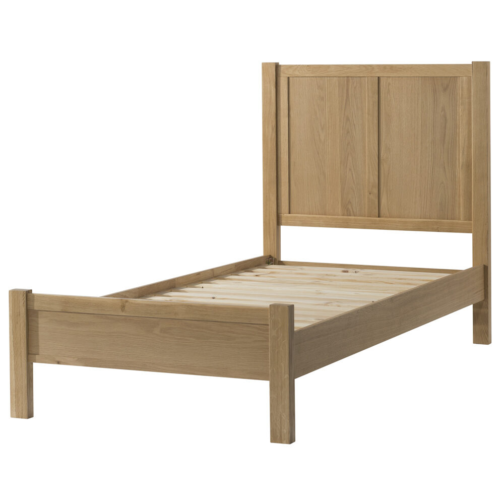 Burford Oak 3′ Single Bed Stag Oak and Pine
